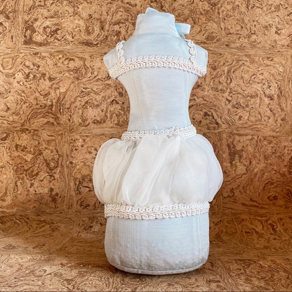 ❌SOLD❌ VTG Blue Victorian Lace Mini Mannequin - Picture 8 of 11